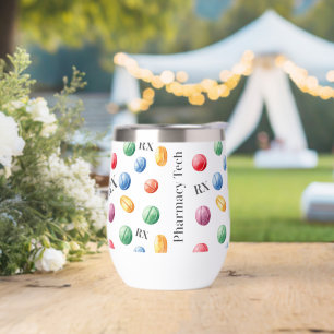 Personalized Pharmacy CPhT Stemless Thermal Wine Tumbler