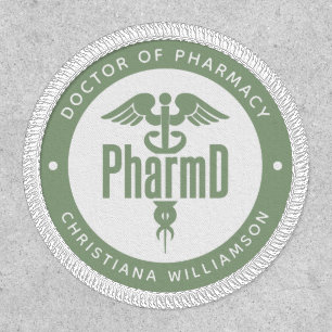 Personalized PharmD Doctor of Pharmacy Graduation Patch