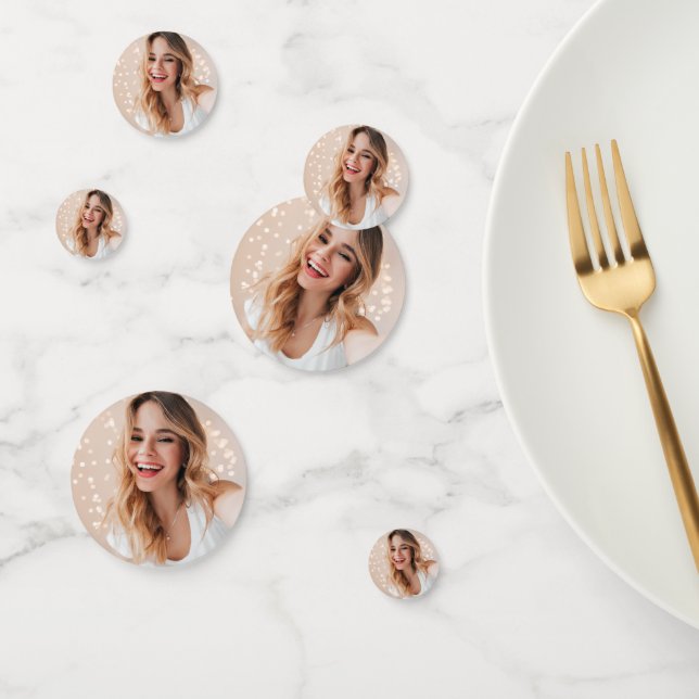 Personalized Photo 16th Birthday Confetti (Group)