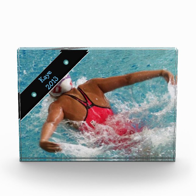 Personalized photo Acrylic Block or Award (Front)