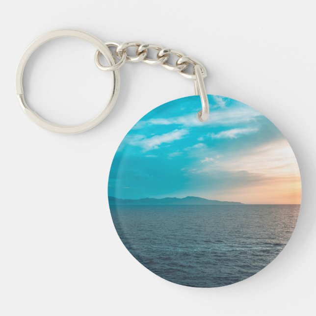 Personalized Photo Acrylic Keychain (Front)