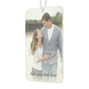 Personalized Photo Add Your Text Air Freshener