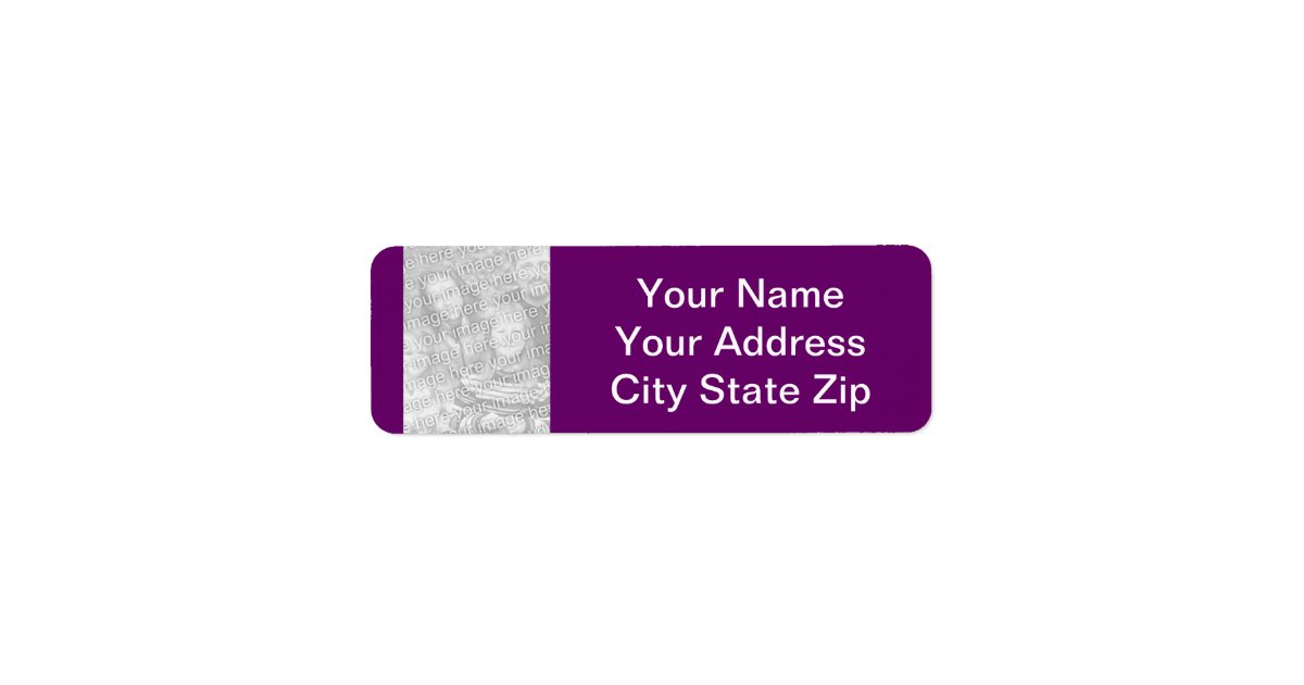 Personalized Photo Address Labels Zazzle