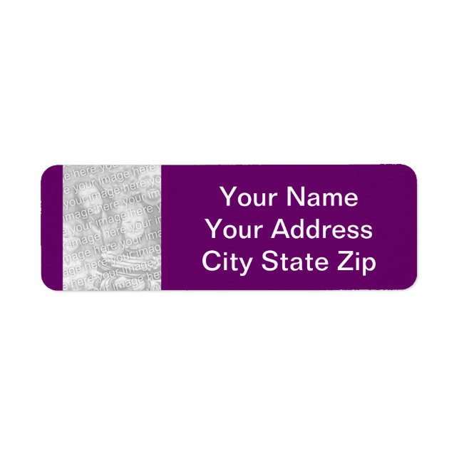 Personalized Photo Address Labels (Front)