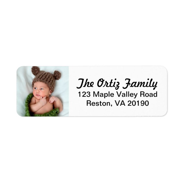 Personalized Photo Address Labels (Front)