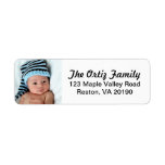 Personalized Photo Address Labels<br><div class="desc">Upload your photo to create a personalized address labels. These are great for showcasing baby, kids, and family photos. They're also great for other occasions such as anniversaries and weddings. To resize or reposition your photo, click on the Customize It button. The white background can also be changed to another...</div>