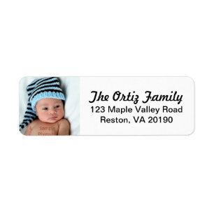 Personalized Photo Address Labels