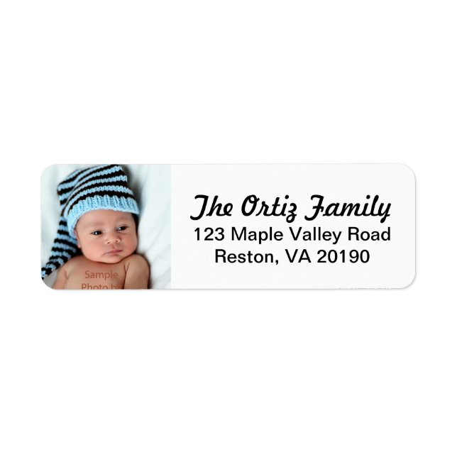 Personalized Photo Address Labels (Front)