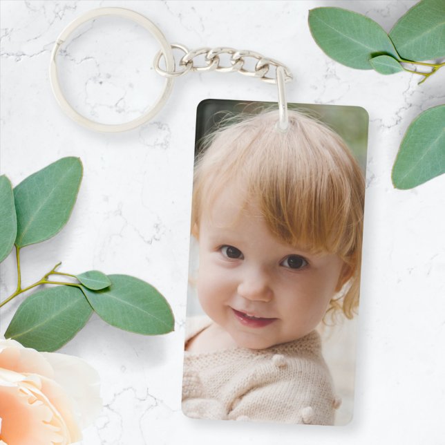 Personalized Photo | Adorable Family 2 Picture Keychain (Creator Uploaded)