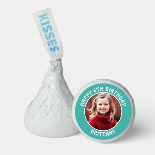 Personalized Photo Age and Name Birthday Party Hersheys Kisses
