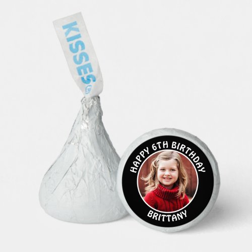 Personalized Photo Age and Name Birthday Party Hersheys Kisses