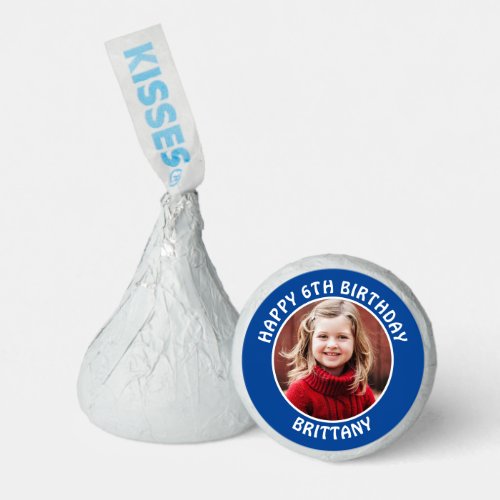 Personalized Photo Age and Name Birthday Party Hersheys Kisses