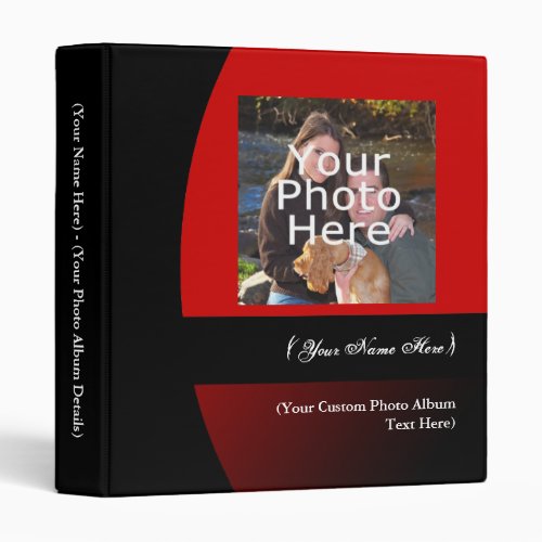 Personalized Photo Album Binder