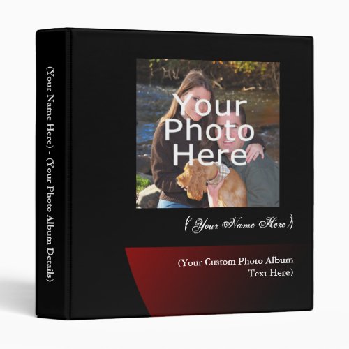 Personalized Photo Album Binder