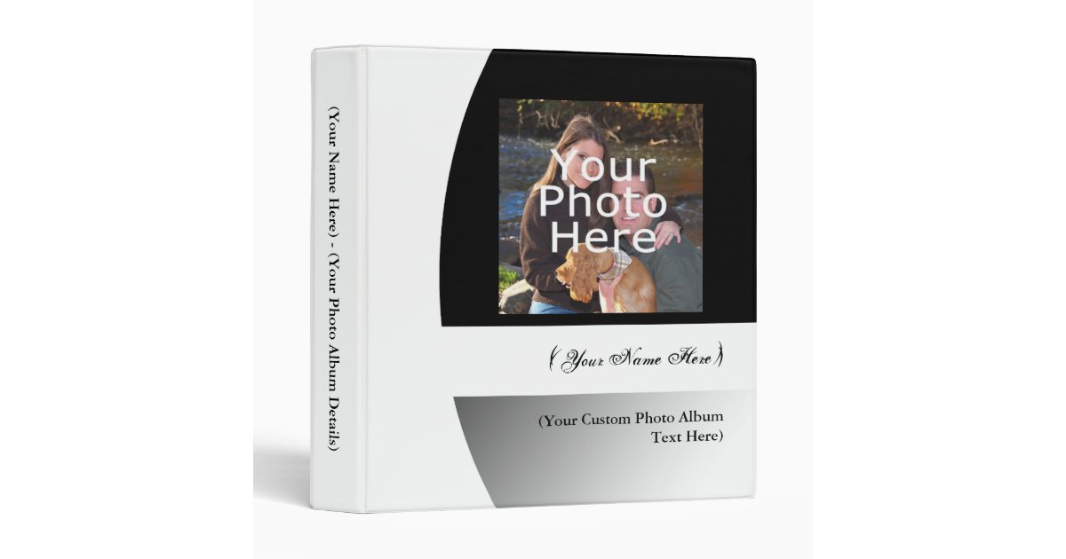 Personalized Photo Album Binder | Zazzle