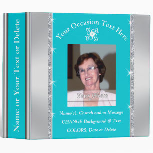 Personalized Photo Album for Her for ANY Occasion 3 Ring Binder