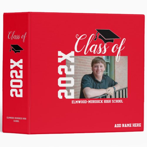Personalized Photo Album Senior Class 2021 3 Ring Binder