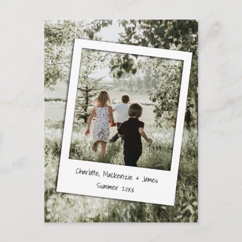 Personalized Photo and Frame Postcard