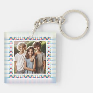 Personalized Photo and Fun Colorful Artsy Border 