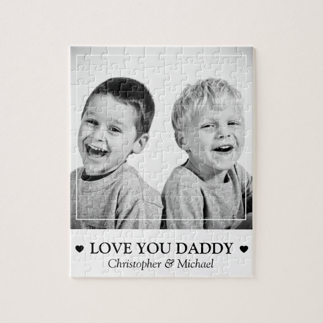 Personalized Photo And Message Jigsaw Puzzle (Vertical)