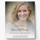 Personalized Photo and message on easel stand