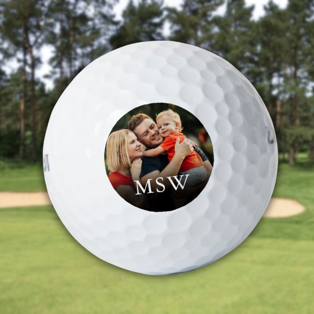 Personalized Photo and Monogram Golf Balls (Personalized Photo and Monogram Golf Balls)