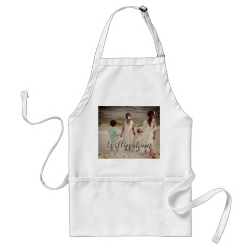 Personalized Photo and Name Adult Apron