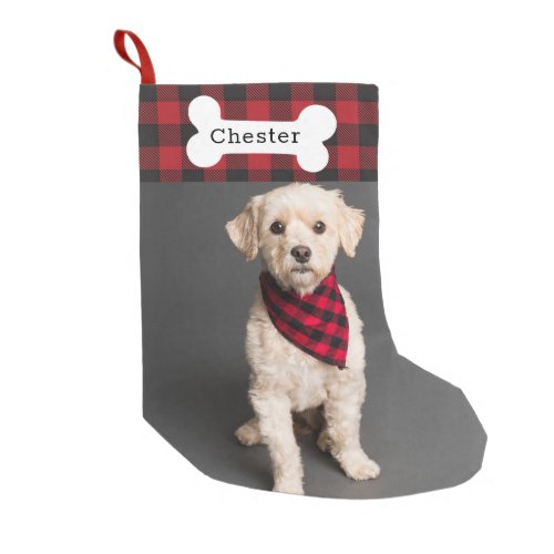 Personalized Photo and Name Christmas Stocking