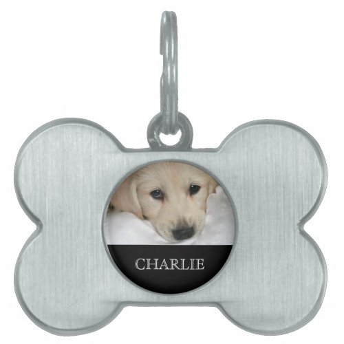 Personalized Photo and Name Dog Tag