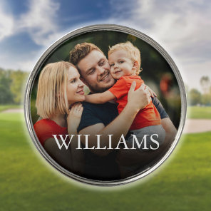 Personalized Photo and Name Golf Ball Marker