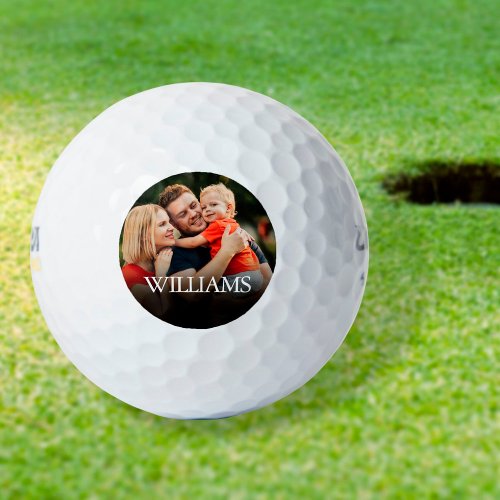 Personalized Photo and Name Golf Balls