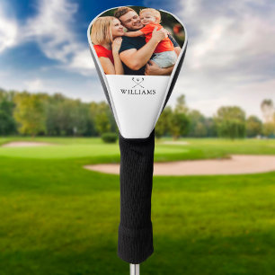 Personalized Photo And Name Golf Clubs Head Cover