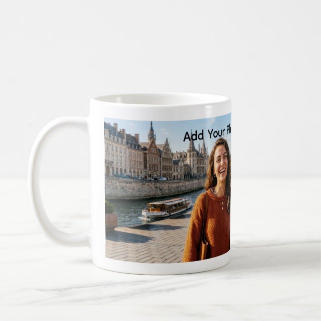 Personalized Photo and Name Keepsake Coffee Mug (Left)