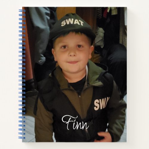 Personalized Photo and Name Notebook