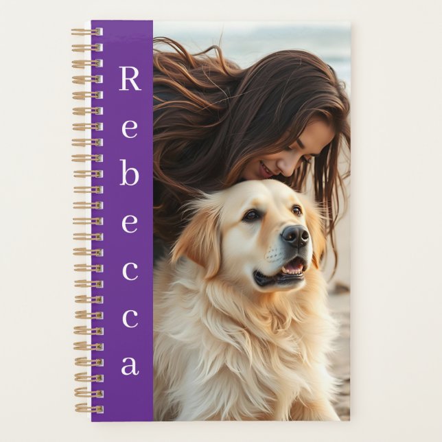 Personalized Photo and Name  Planner (Front)