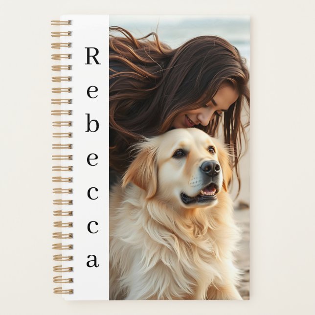 Personalized Photo and Name  Planner (Front)