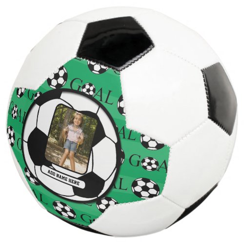 Personalized Photo and Name Soccer Ball