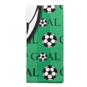 Personalized Photo and Name Soccer Ball Napkin