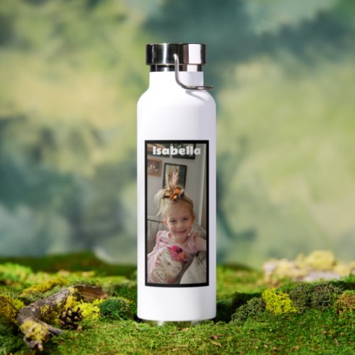 Personalized Photo and Name Water Bottle