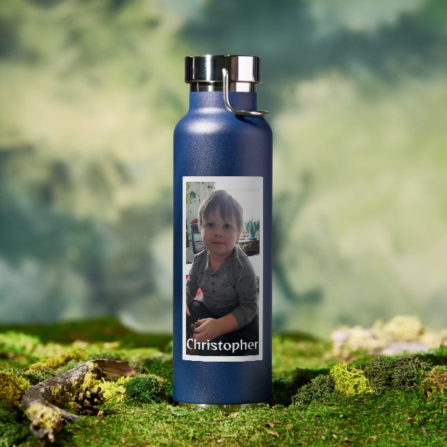 Personalized Photo and Name Water Bottle (Outdoor)