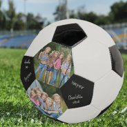 Personalized Photo And Signed Soccer Ball at Zazzle