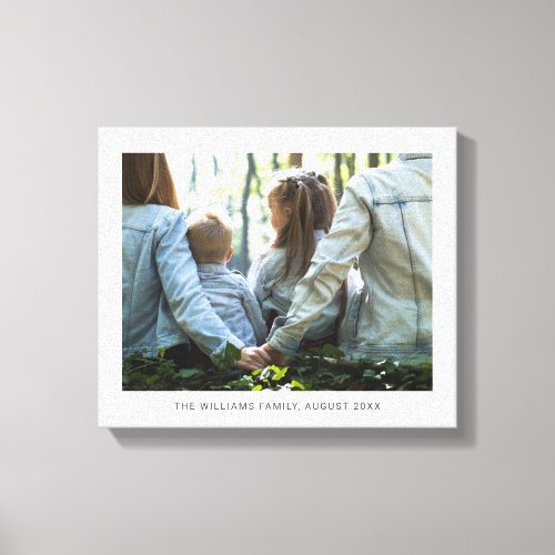 Personalized Photo and Text Canvas