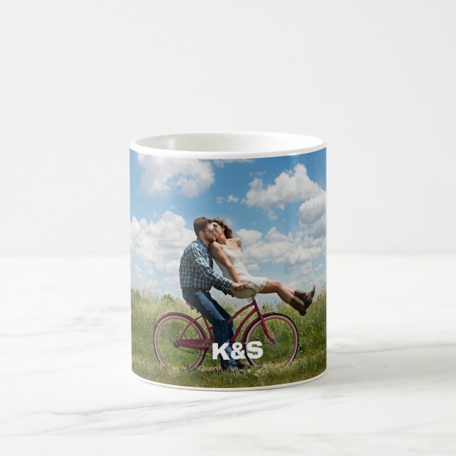 Personalized Photo and Text Coffee Mug (Center)