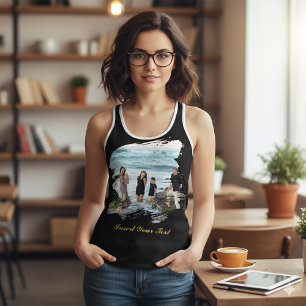 Personalized Photo and Text Custom Design Tank Top