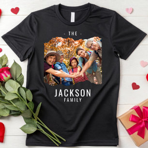 Personalized Photo and Text Custom Family Picture T-Shirt