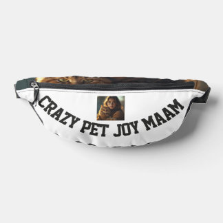 Personalized Photo And Text Cute Pet Lover Cat Mom Fanny Pack