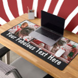 Personalized Photo and Text Desk Mat<br><div class="desc">Create your own Personalized Funny Photo and Text Desk Mat! This ergonomic mat is an absolute must-have for any gamer or office enthusiast. Add your favorite funny photo and text and customize your workspace with a funny catchphrase, an inside joke, or a motivational quote, the possibilities are endless! Upgrade your...</div>