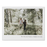 Personalized Photo and Text Faux Canvas Print Personalized Photo and Text Faux Canvas Print
