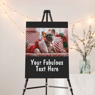 Personalized Photo and Text Foam Board