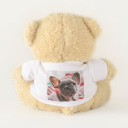 Personalized Photo And Text Front And Back Teddy Bear at Zazzle